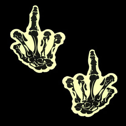 Glow in the Dark Hand Nipple Cover Pasties