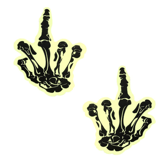 Glow in the Dark Hand Nipple Cover Pasties