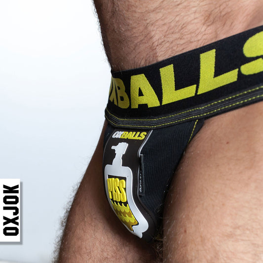 Pisspig Black/Yellow 3d Rubber Urinal Patch Pouch