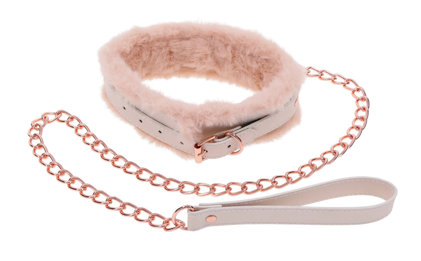 Peaches ‘N CreaMe Fur Collar and Leash