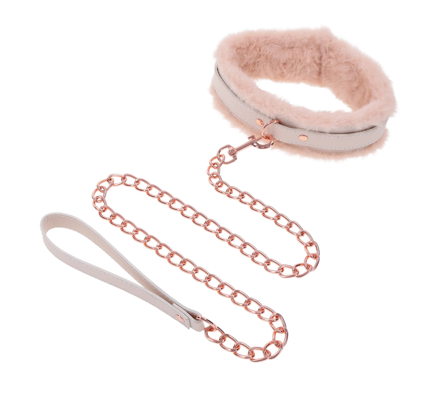 Peaches ‘N CreaMe Fur Collar and Leash