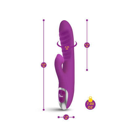 Frenzy Rabbit Vibe With Clitoral Suction
