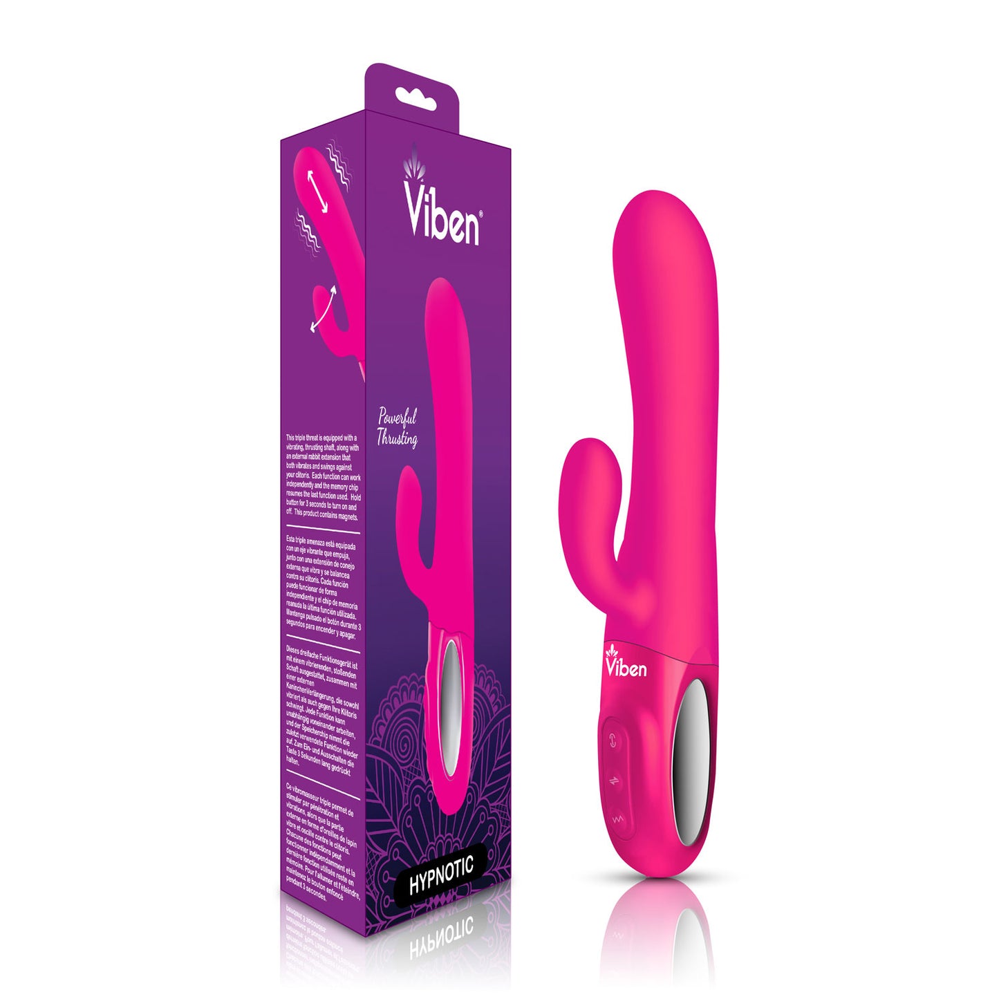 Hypnotic Thrusting Rabbit with Swinging Clitoral Stimulator