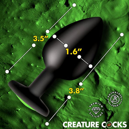 Creature Eye Green Eye Silicone Butt Plug