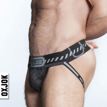 Packer Industrial Quilted Cargo- Black Puff Strapjock