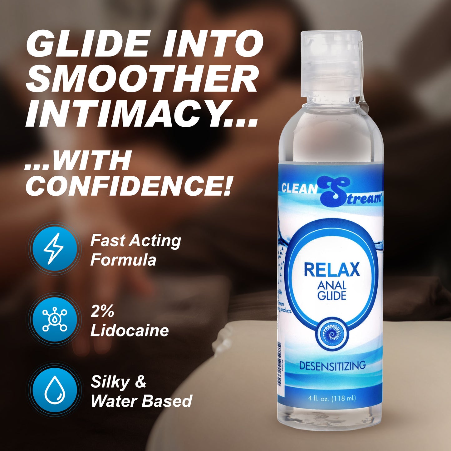 Cleanstream Relax Desensitizing Water-based Anal Lube