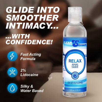 Cleanstream Relax Desensitizing Water-based Anal Lube