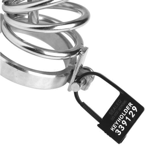 Keyholder 10Pk Numbered Plastic Chastity Locks