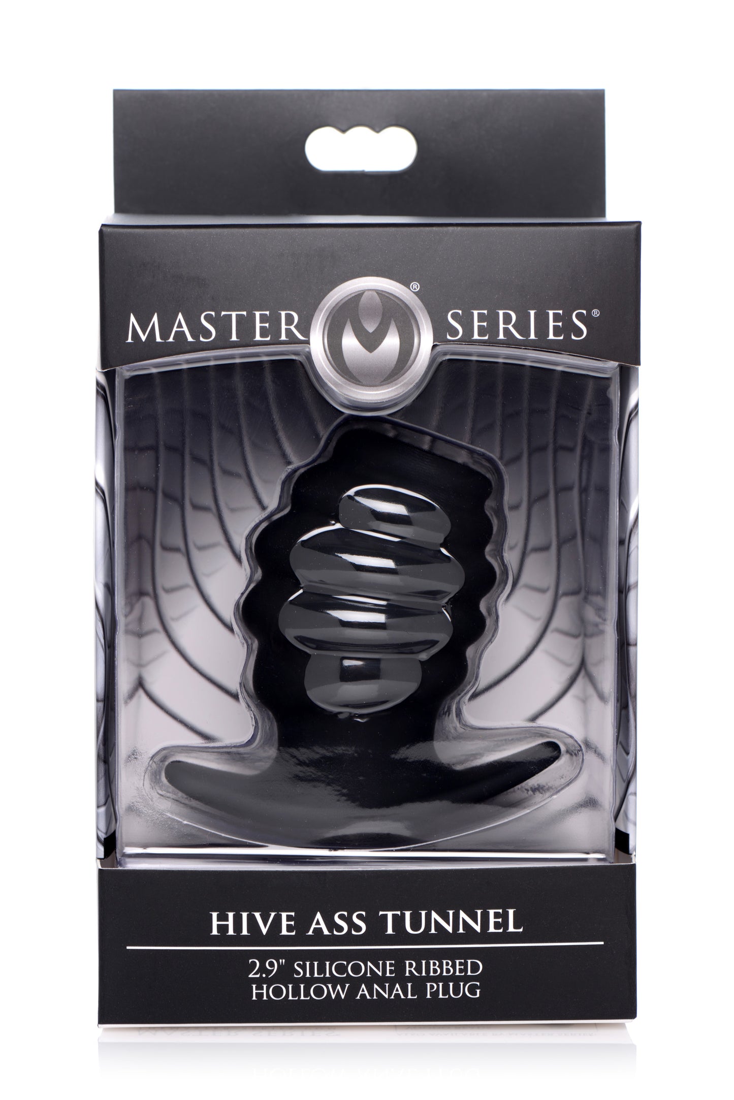 Hive Ass Tunnel Silicone Ribbed Hollow Anal Plug