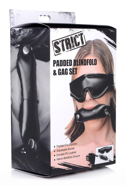 Padded Blindfold & Gag Set