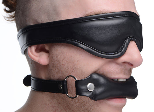 Padded Blindfold & Gag Set