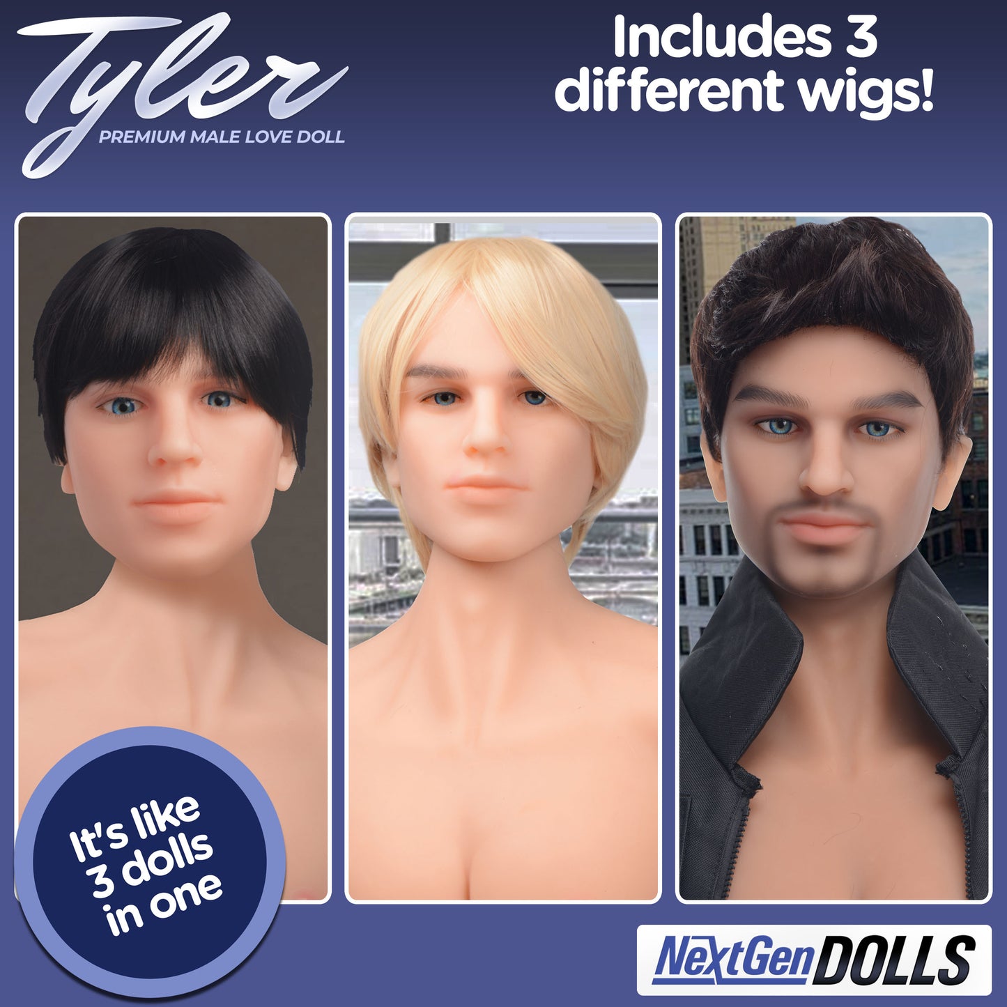 NextGen Tyler Premium Fantasy Male Love Doll
