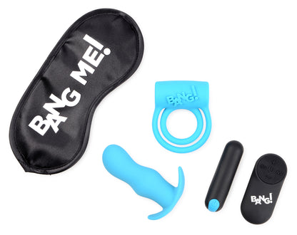 Duo Blast Remote Control Cock Ring & Butt Plug Vibe Kit