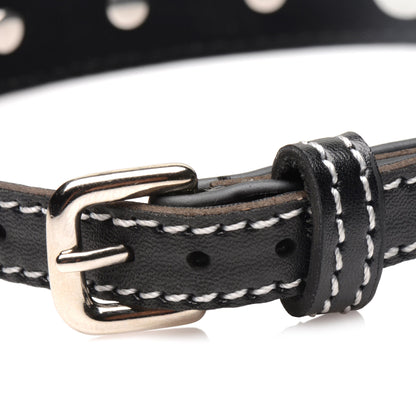 Red Rhinestone Choker With O-ring