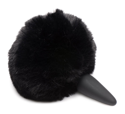 Anal Plug With Interchangeable Black Bunny Tail