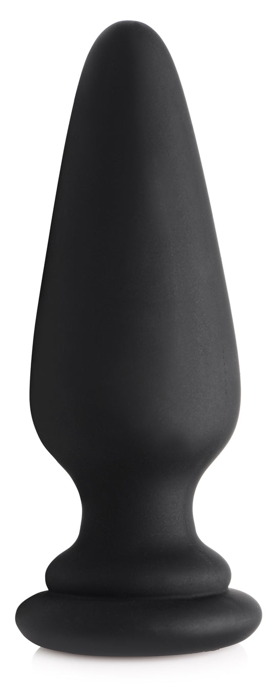 Anal Plug With Interchangeable Black and White Fox Tail