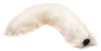 Anal Plug With Interchangeable White Fox Tail