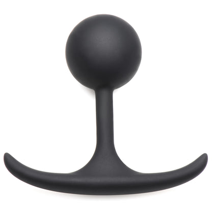 Premium Silicone Round Weighted Anal Plug