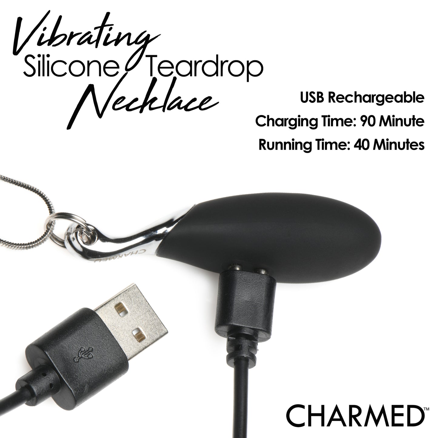 10x Vibrating Silicone Necklace