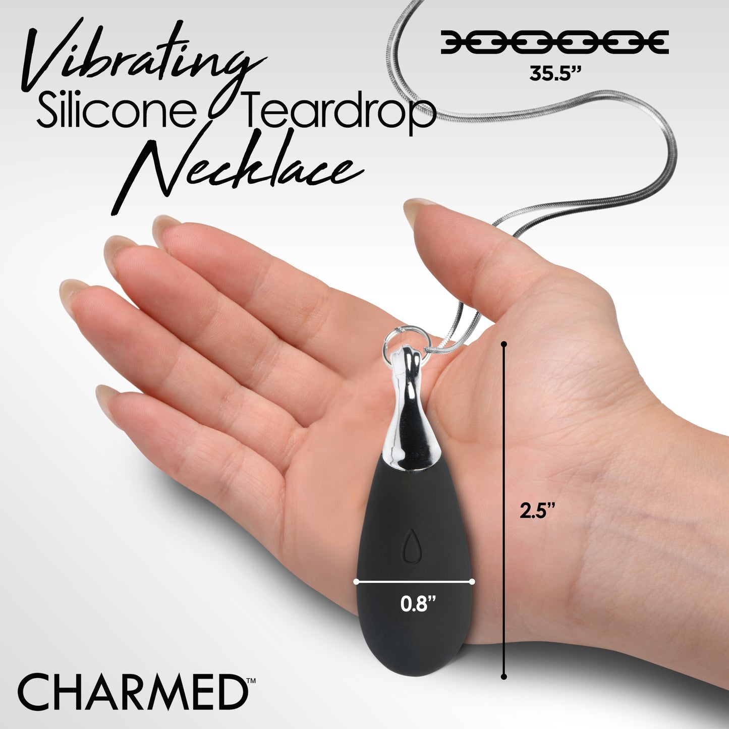 10x Vibrating Silicone Necklace