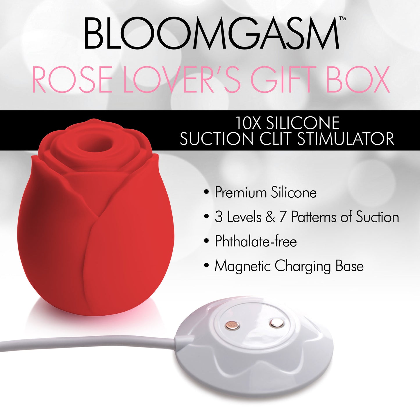 The Rose Lover's Gift Box 10x Clit Suction Rose