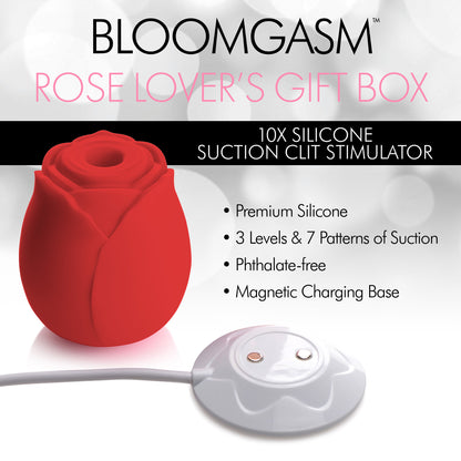 The Rose Lover's Gift Box 10x Clit Suction Rose