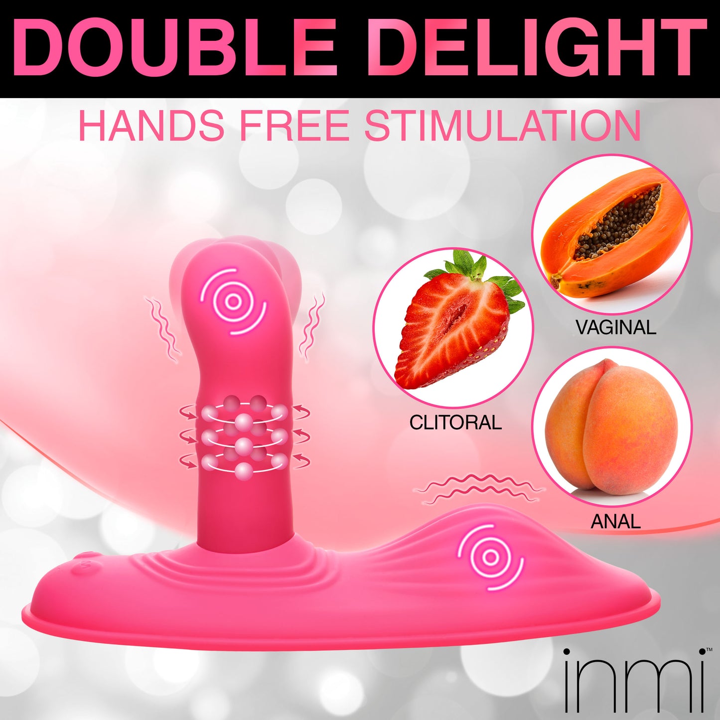 Spin N' Grind Rotating And Vibrating Silicone Sex Grinder