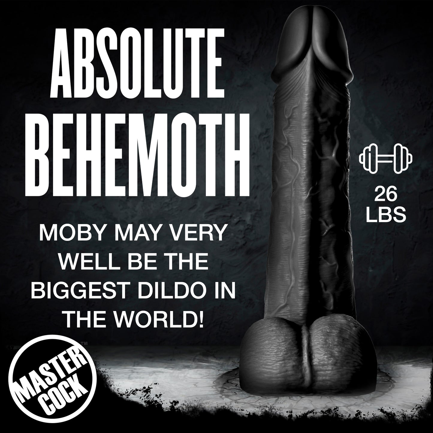 Moby Huge 2 Foot Tall Super Dildo