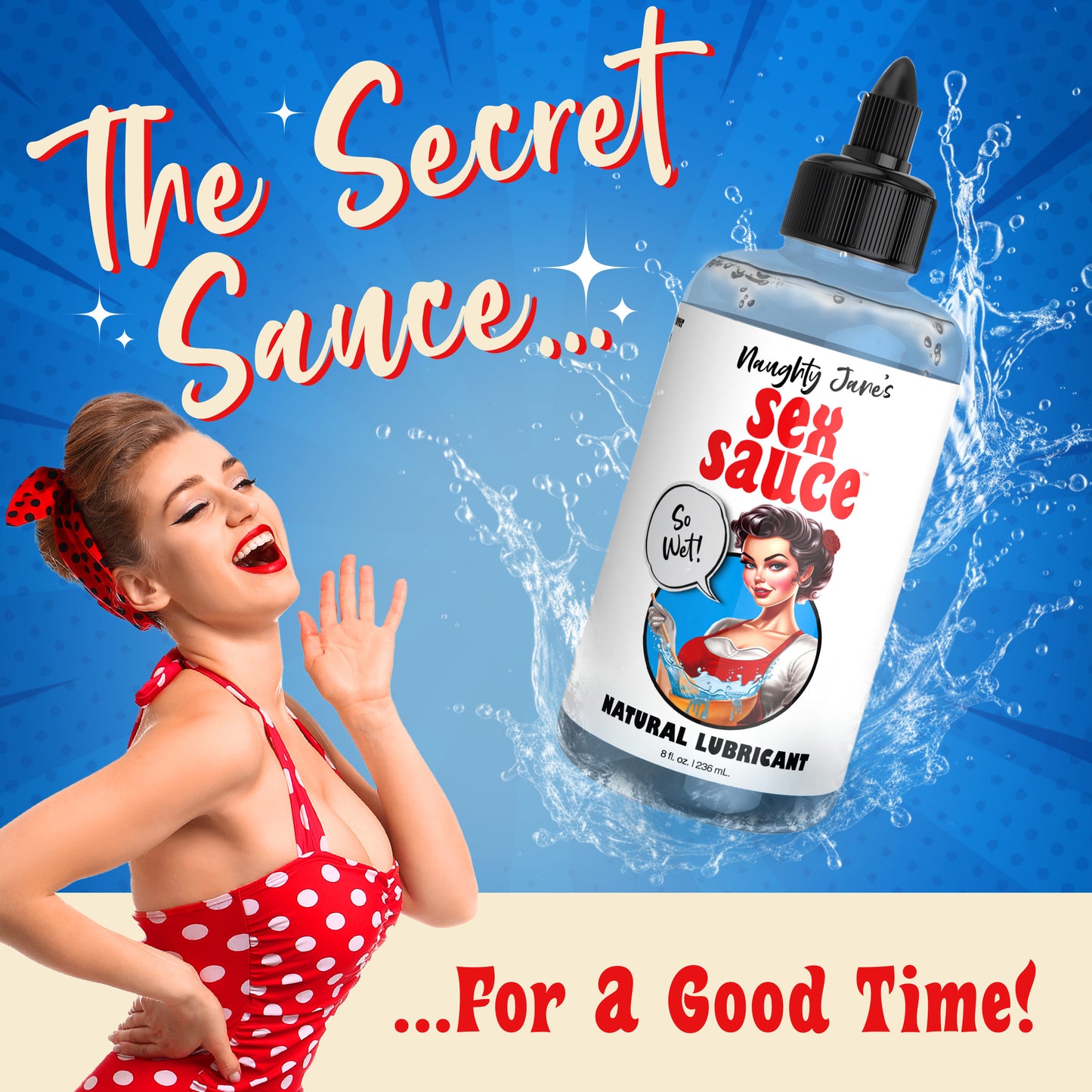 Naughty Jane's Sex Sauce Natural Water-based Lubricant