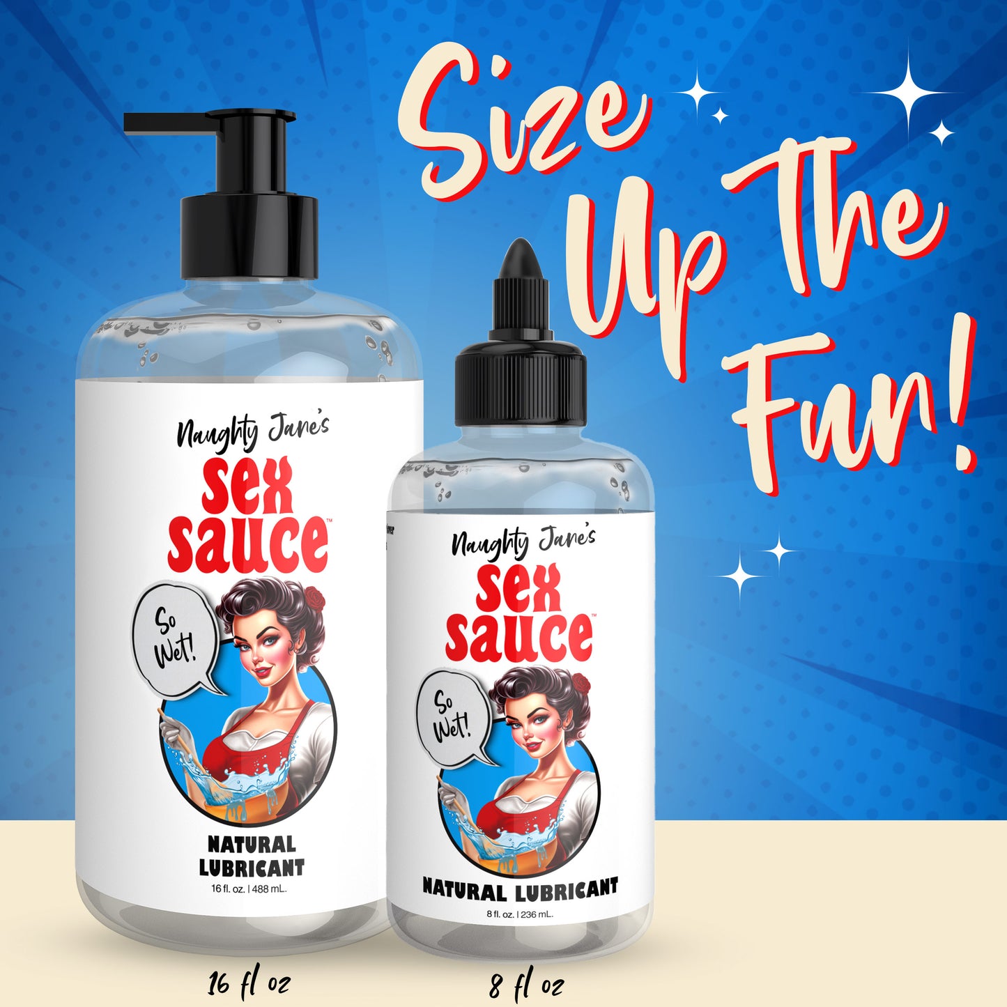 Naughty Jane's Sex Sauce Natural Water-based Lubricant