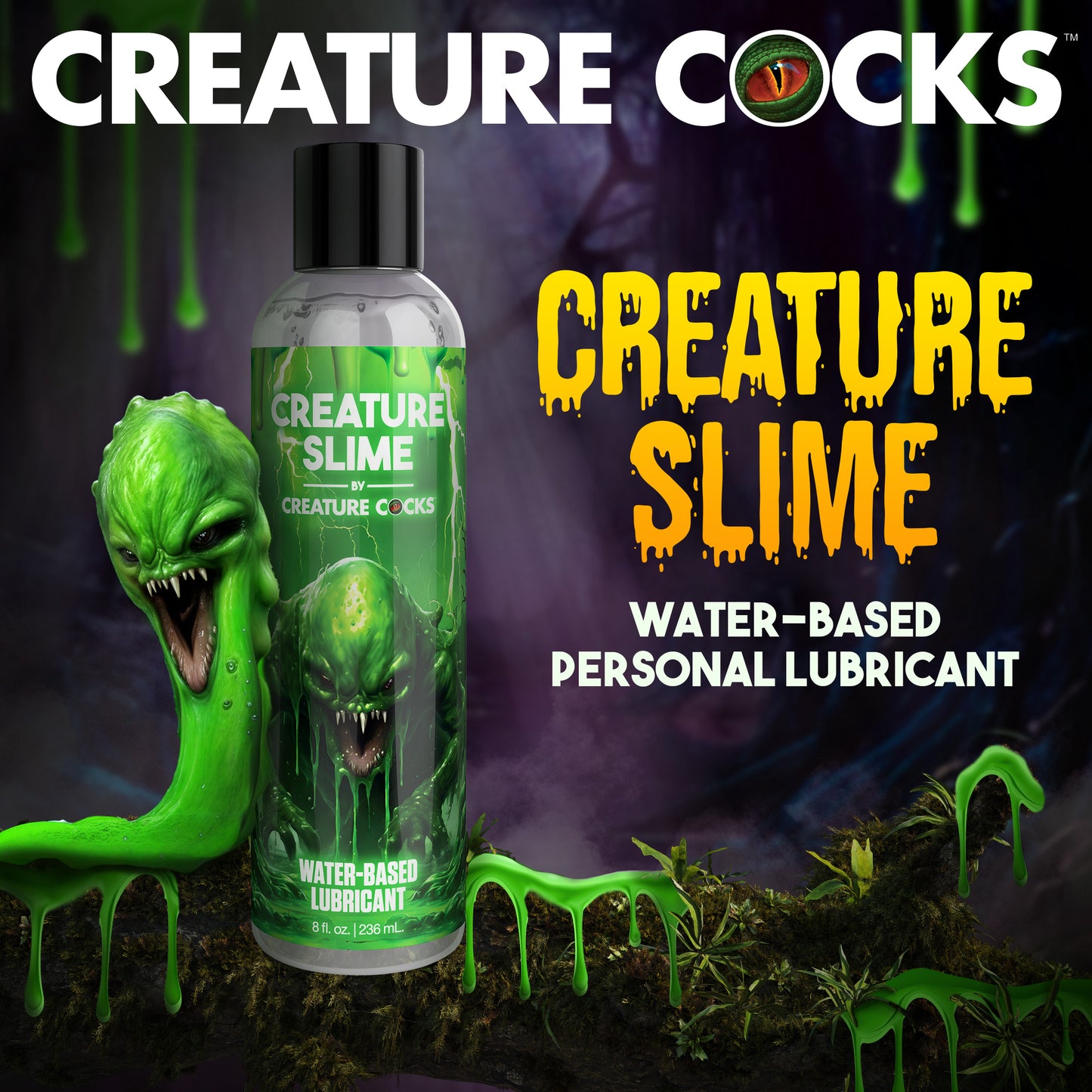 Clear Creature Slime Water-based Lubricant