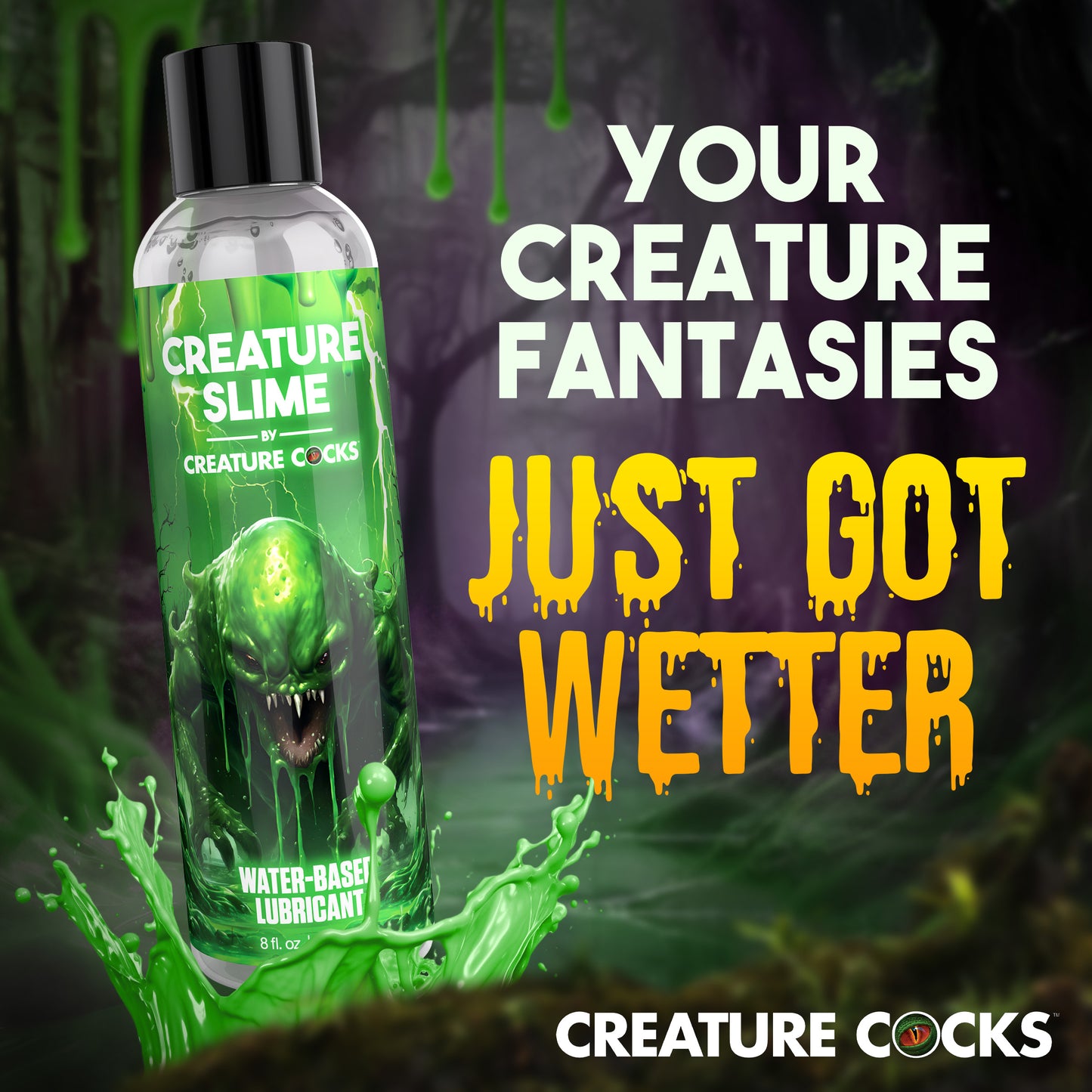 Clear Creature Slime Water-based Lubricant