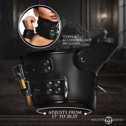Rigid Locking Posture Collar W/ Chin Brace