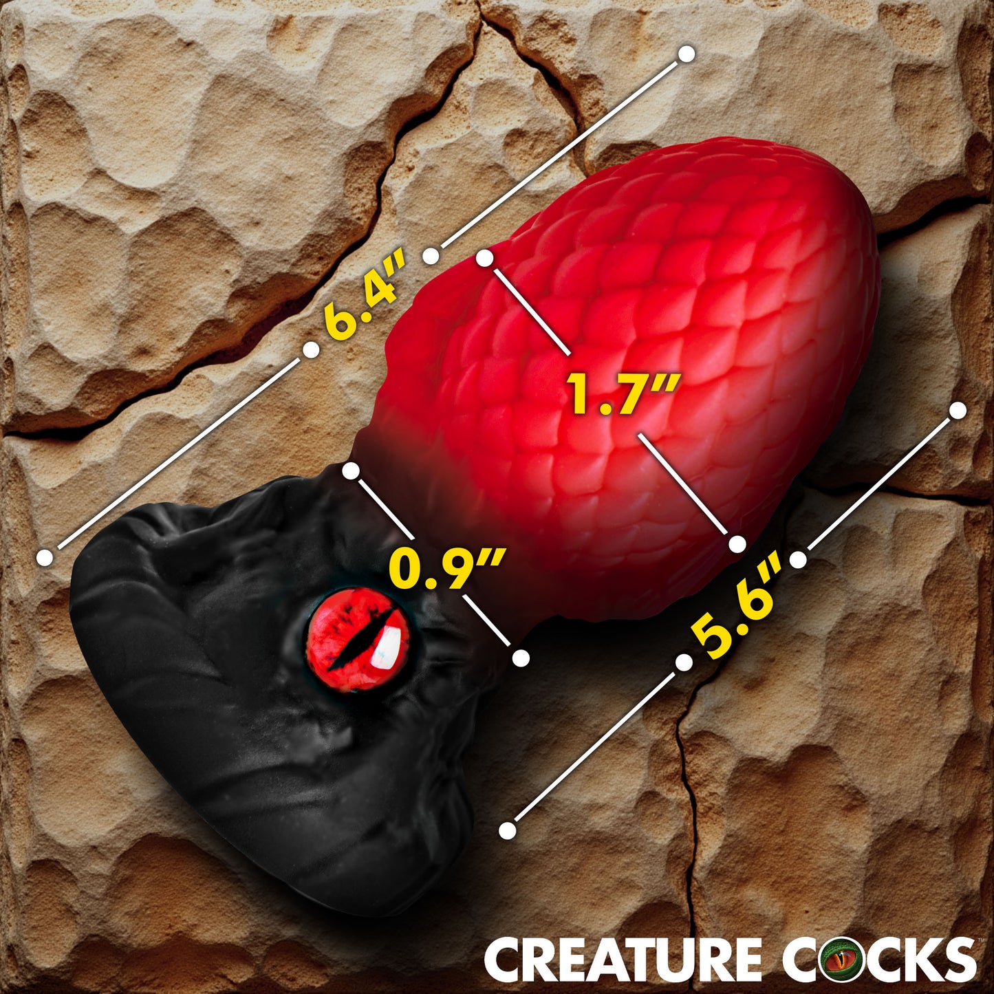 Eye Of The Dragon Silicone Butt Plug