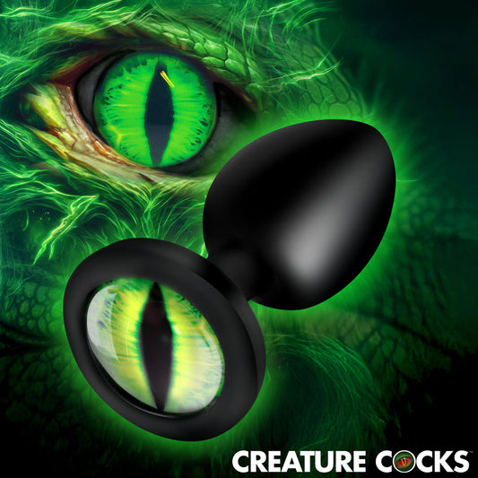 Creature Eye Green Eye Silicone Butt Plug