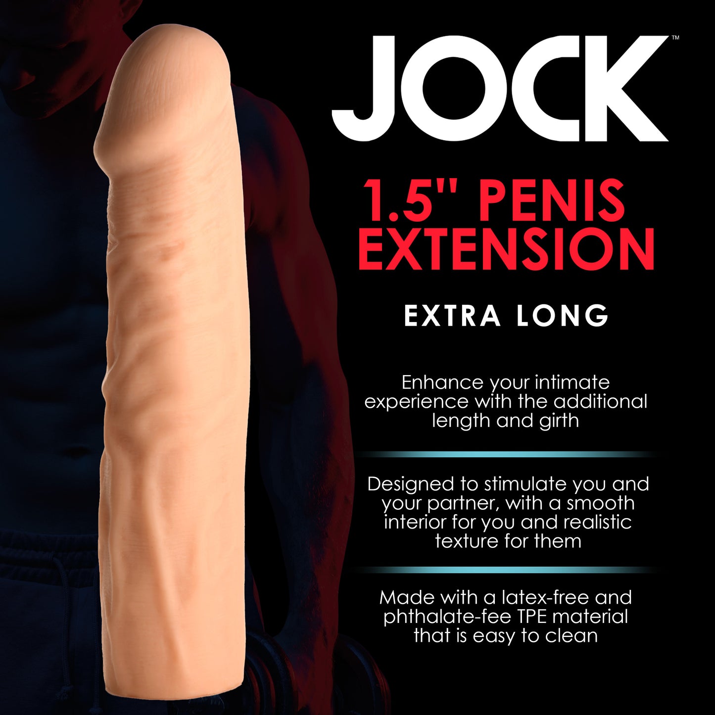 Extra Long 1.5 Inch Penis Extension