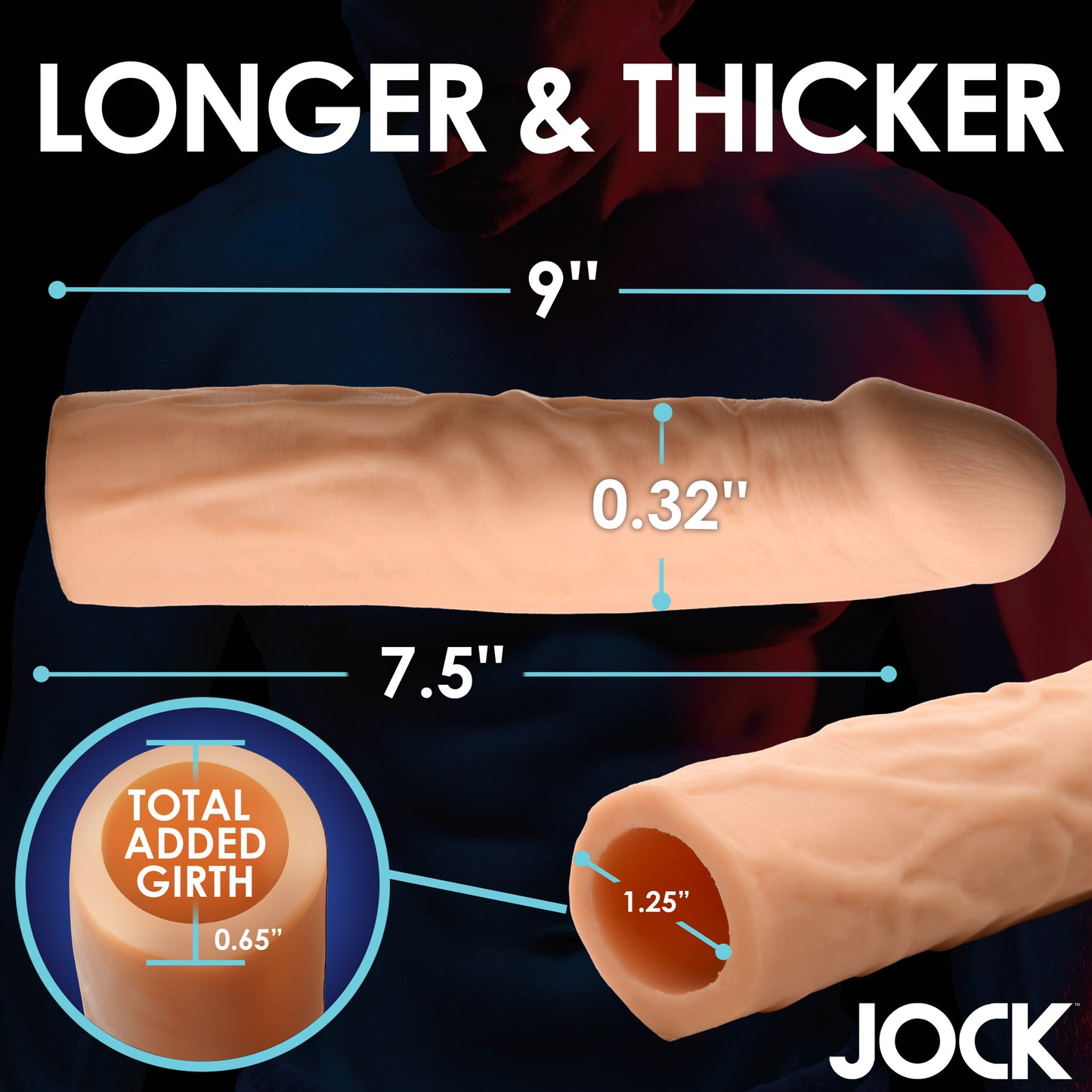 Extra Long 1.5 Inch Penis Extension