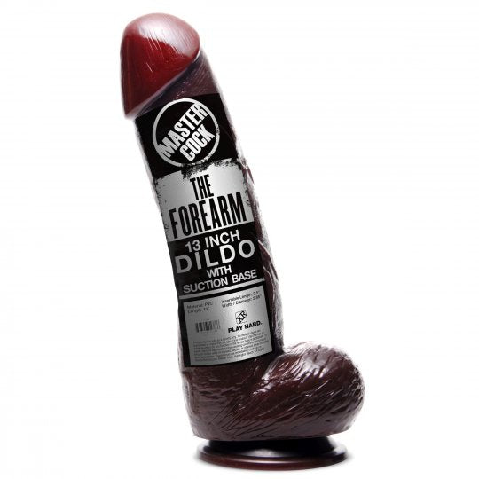 The Forearm 13 Inch Dildo With Suction Base