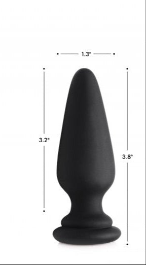 Anal Plug With Interchangeable Black Bunny Tail