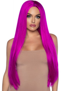 33 inch Long Center Part Straight Wig