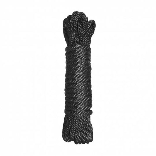 Master Series Premium Black Nylon Bondage Rope