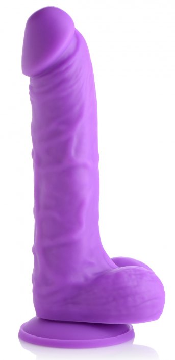 7 Inch Silicone Dildo With Balls