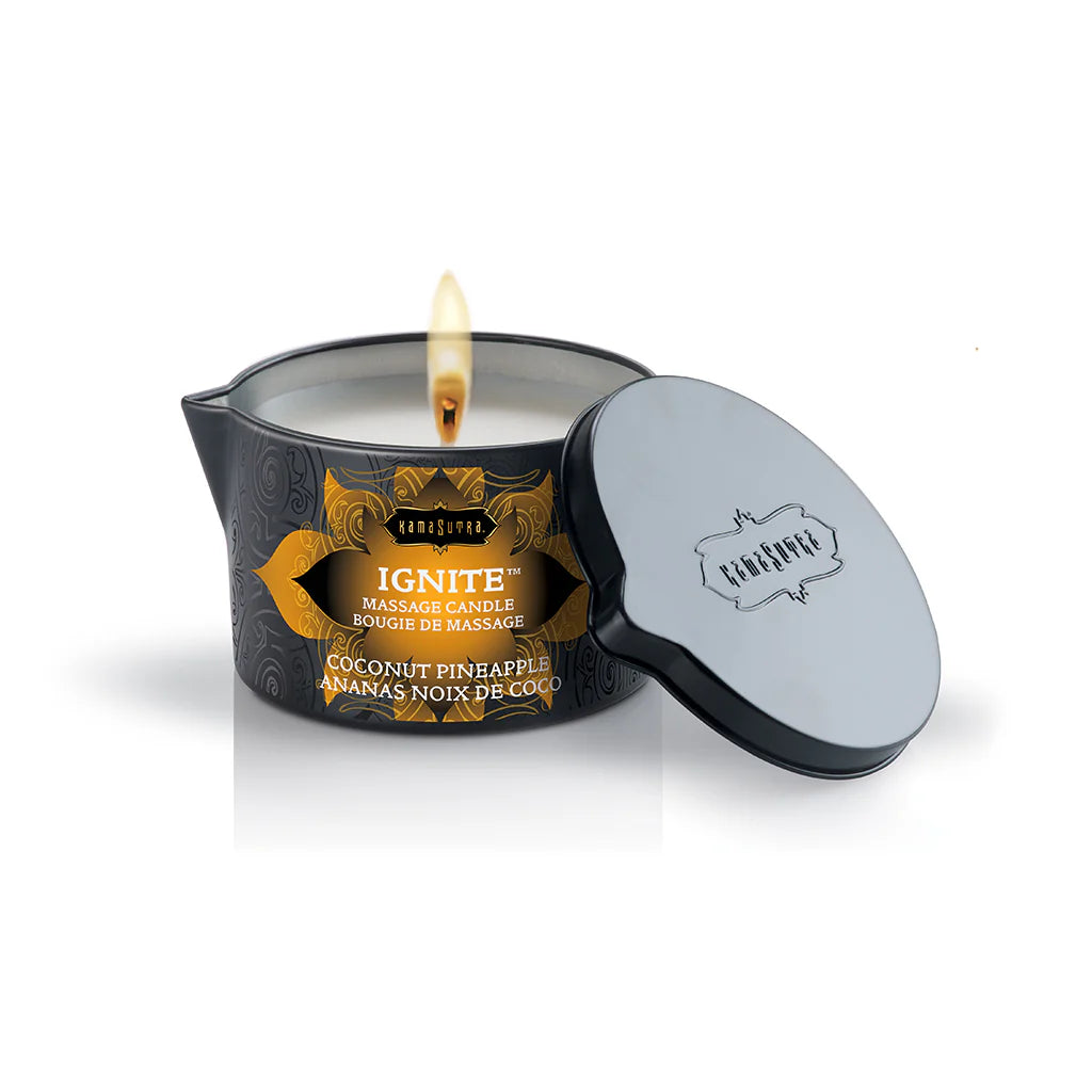 Ignite Tropical Mango Massage Candle - 6oz