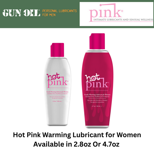 Hot Pink Warming Water-based Lubricant for Women