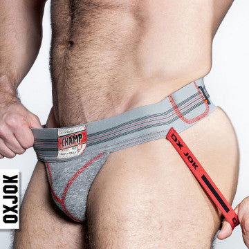 Champ Vintage Sweatshirt- Gray Heather Jockstrap