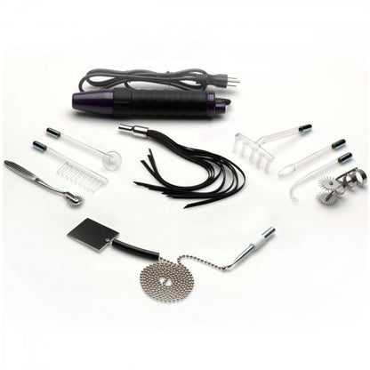 Zeus Electrosex Ultra Neo Violet Wand 10Pc Set
